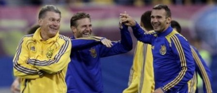 Euro 2012: Antrenament cu public si muzica pentru nationala Ucrainei